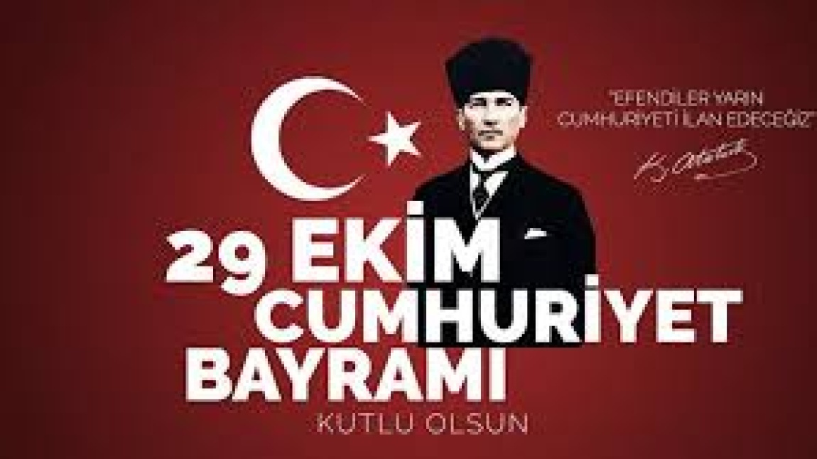 29 Ekim Cumhuriyet Bayramımız  Kutlu Olun 